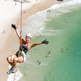 Rapel e Pêndulo na Pedra da Tartaruga